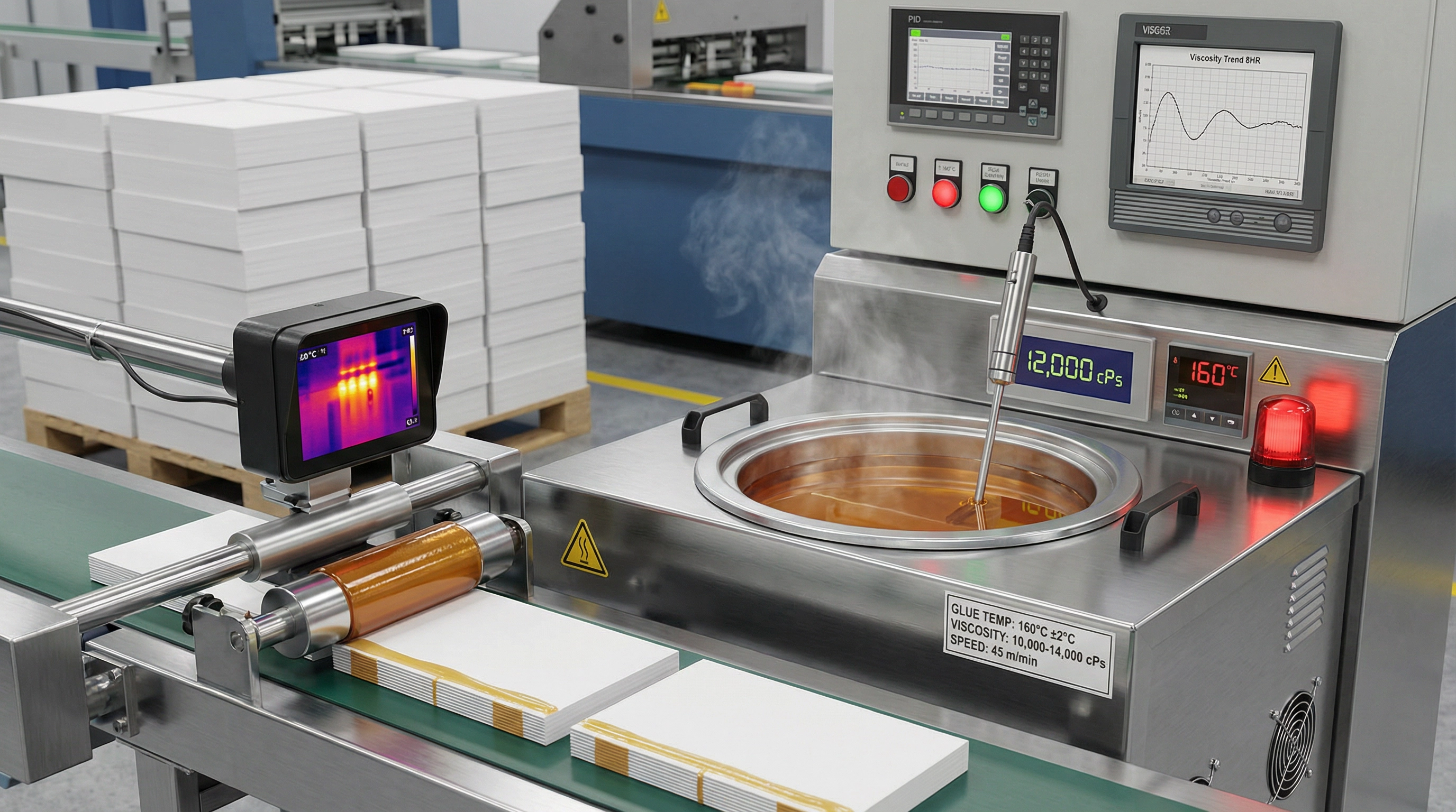 Notebook Spine Glue Viscosity Control: How Temperature Variations of ±3°C Cause 67% of Binding Failures