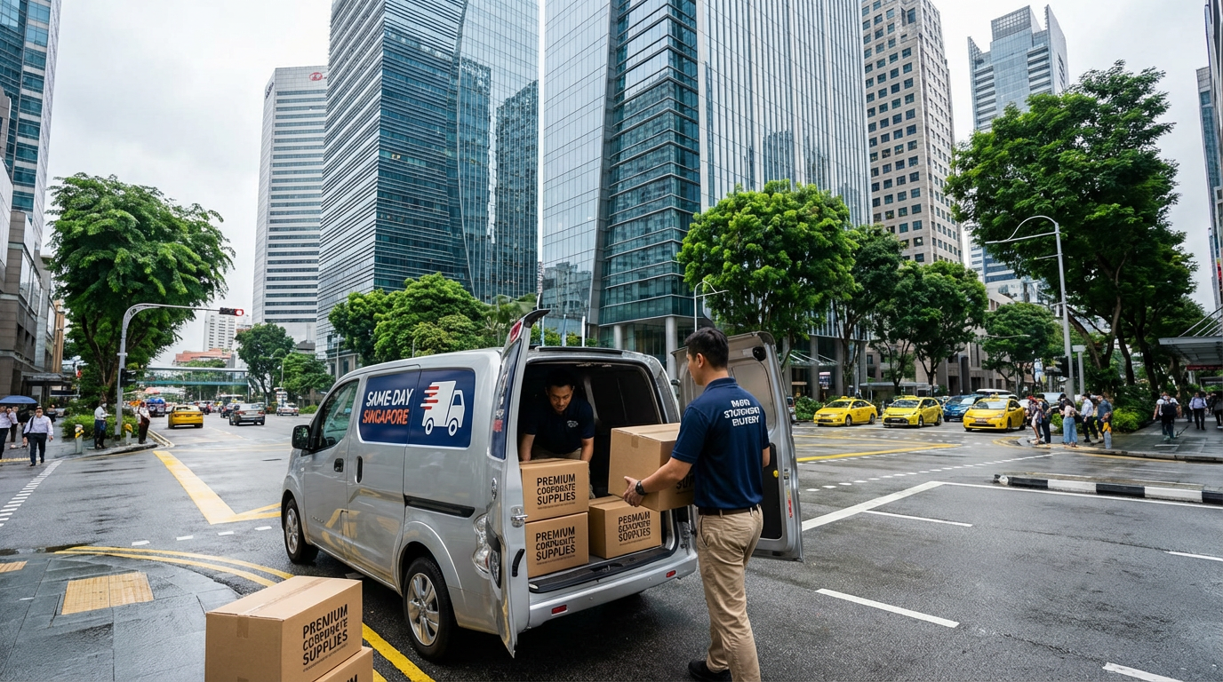 Singapore CBD Office Stationery Same-Day Delivery Logistics