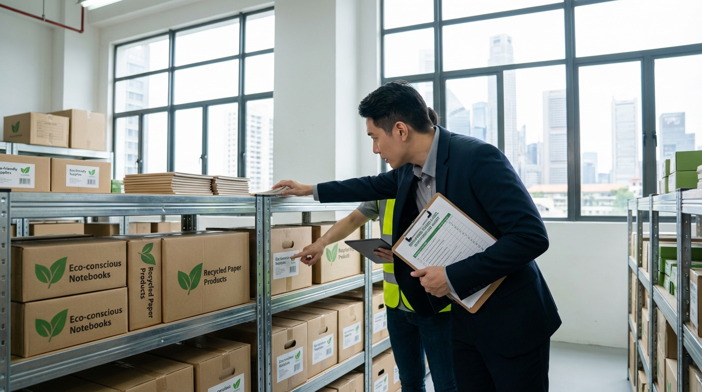 Singapore Green Label Certification Process for Office Stationery Suppliers