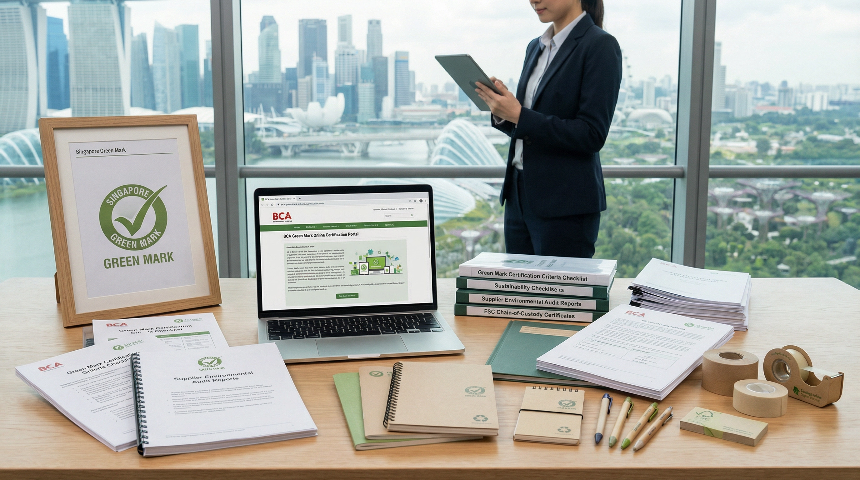 Singapore Green Mark Sustainability Reporting: How Stationery Procurement Affects BCA Certification Points
